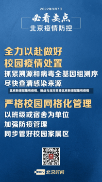 北京新增聚集性疫情，挑战与应对策略北京新增聚集性疫情