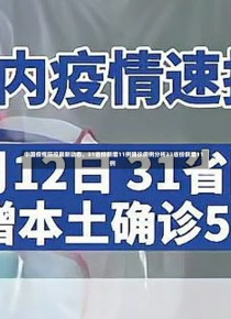 中国疫情防控最新动态，31省份新增11例确诊病例分析31省份新增11例