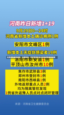 北京疫情最新通报，全面防控，守护首都安全北京的疫情最新通报