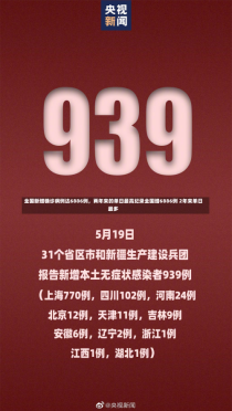 全国新增确诊病例达6886例，两年来的单日最高纪录全国增6886例 2年来单日最多